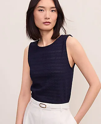Ann Taylor Petite Crew Neck Shell Top sold by Ann Taylor