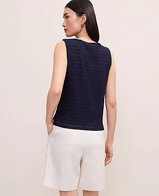 Ann Taylor Petite Crew Neck Shell Top sold by Ann Taylor product image thumbnail 2