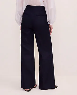 Ann Taylor The Petite Linen Blend Trouser sold by Ann Taylor product image thumbnail 3