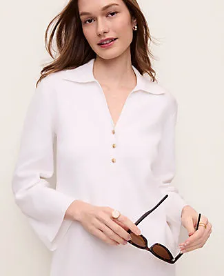 Ann Taylor Petite Collared Shift Dress sold by Ann Taylor product image thumbnail 3