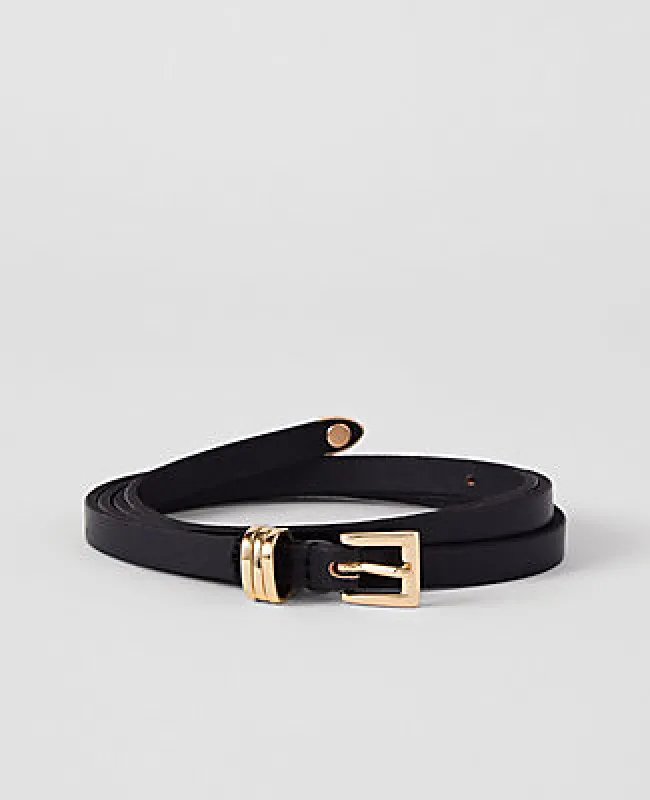Ann Taylor Skinny Leather Belt made by Ann Taylor