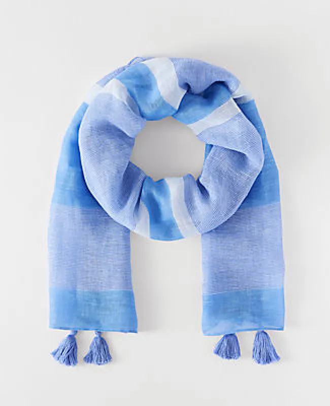 Ann Taylor Weekend Striped Scarf made by Ann Taylor