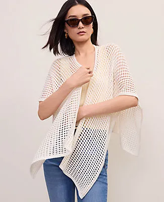 Ann Taylor Crochet Wrap Poncho sold by Ann Taylor