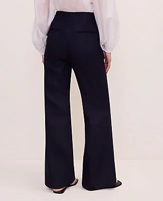Ann Taylor The Petite Linen Blend Trouser sold by Ann Taylor product image thumbnail 3