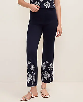 Ann Taylor Petite Embroidered Sweater Pant sold by Ann Taylor product image thumbnail 2