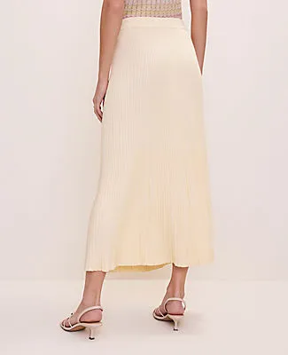 Ann Taylor Ribbed Midi Sweater Skirt sold by Ann Taylor product image thumbnail 3