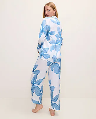 Ann Taylor Floral Satin Pajama Set sold by Ann Taylor product image thumbnail 2