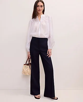 Ann Taylor The Linen Blend Trouser sold by Ann Taylor