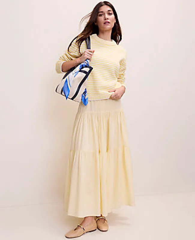 Ann Taylor Petite Weekend Tiered Full Skirt made by Ann Taylor