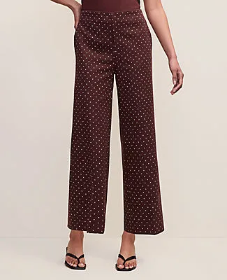 Ann Taylor The Tall Grace Pant in Micro Dot sold by Ann Taylor product image thumbnail 2
