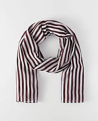 Ann Taylor Striped Scarf sold by Ann Taylor
