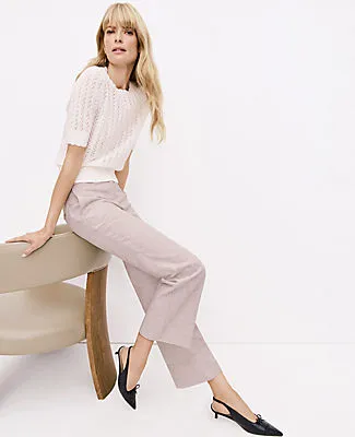Ann Taylor The Jayne Trouser in Glen Check sold by Ann Taylor product image thumbnail 5