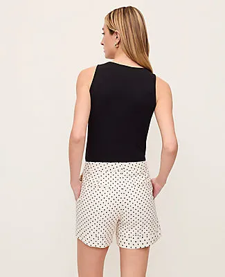 Ann Taylor The Petite Mid Short in Polka Dot sold by Ann Taylor product image thumbnail 3