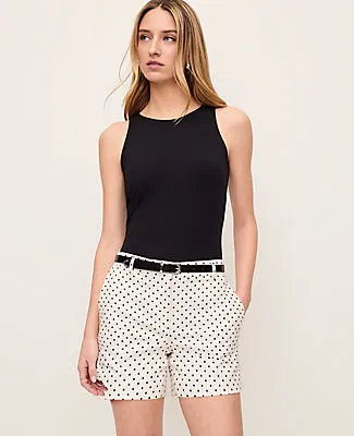 Ann Taylor The Petite Mid Short in Polka Dot sold by Ann Taylor product image thumbnail 2
