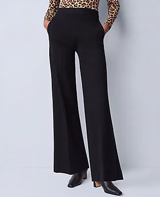 Ann Taylor Weekend Easy Perfect Wide-Leg Pant in Ponte sold by Ann Taylor product image thumbnail 2