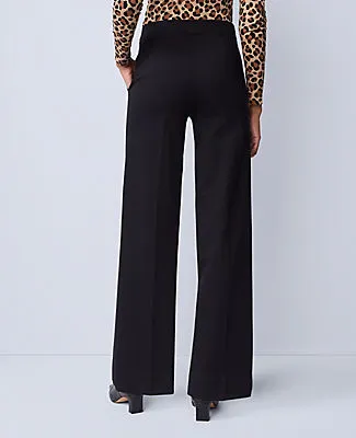 Ann Taylor Weekend Easy Perfect Wide-Leg Pant in Ponte sold by Ann Taylor product image thumbnail 3