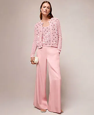 Ann Taylor The Petite Easy Wide-Leg Pant sold by Ann Taylor product image thumbnail 4