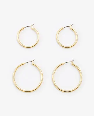 Ann Taylor Hoop Earring Set sold by Ann Taylor