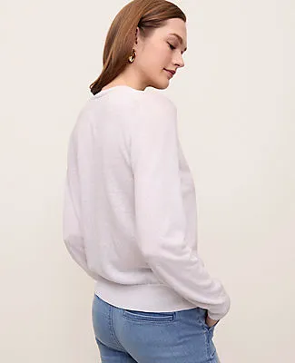 Ann Taylor Petite Ann Cardigan in Linen Blend sold by Ann Taylor product image thumbnail 2