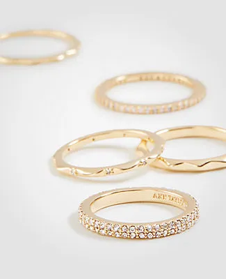 Ann Taylor Stackable Ring Set sold by Ann Taylor product image thumbnail 2