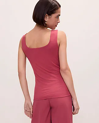 Ann Taylor Square Neck Tank Top sold by Ann Taylor product image thumbnail 2