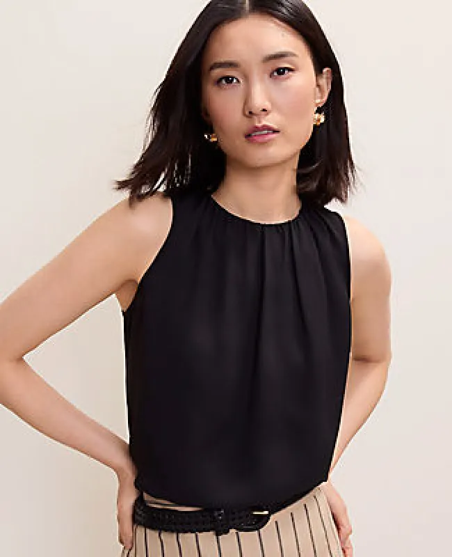 Ann Taylor Shirred Tank Top made by Ann Taylor