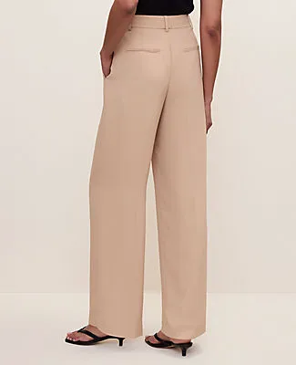 Ann Taylor The Pleated Straight Pant sold by Ann Taylor product image thumbnail 3