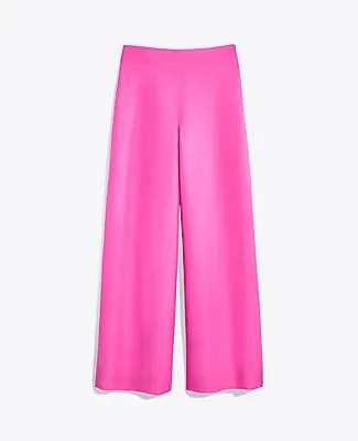 Ann Taylor The Petite Statement Palazzo Pant in Linen Blend sold by Ann Taylor product image thumbnail 5