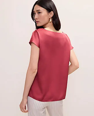 Ann Taylor Satin Cowl Neck Top sold by Ann Taylor product image thumbnail 2