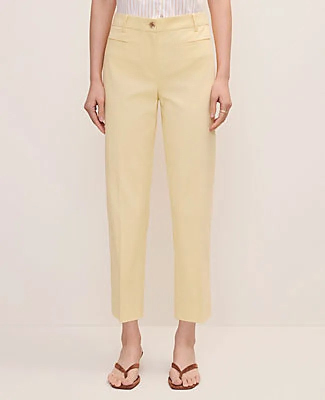 Ann Taylor The Petite Cotton Crop Pant – Curvy Fit made by Ann Taylor