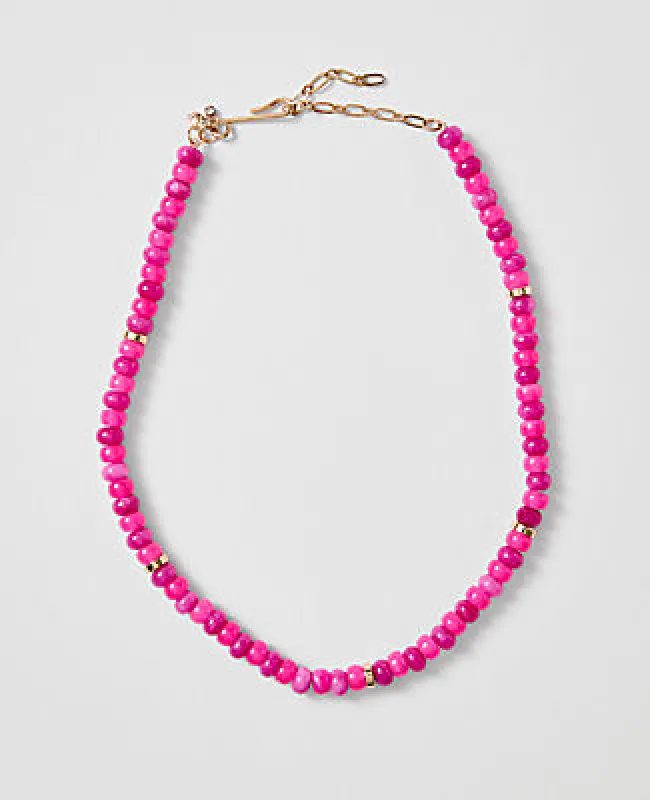 Ann Taylor Beaded Statement Necklace made by Ann Taylor