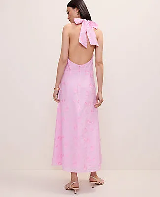 Ann Taylor Petite Halter Flare Maxi Dress sold by Ann Taylor product image thumbnail 2