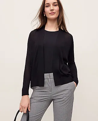 Ann Taylor Lightweight Open Cardigan sold by Ann Taylor