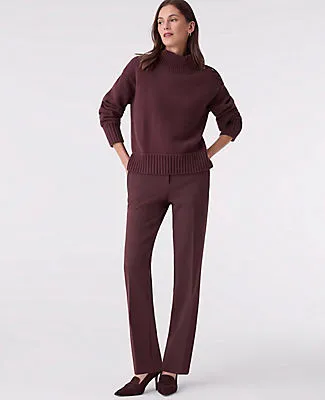 Ann Taylor Button Mock Neck Sweater sold by Ann Taylor product image thumbnail 2