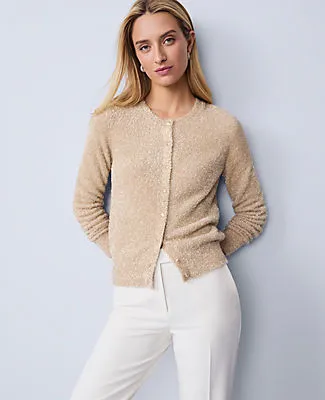 Ann Taylor Shimmer Ann Cardigan sold by Ann Taylor