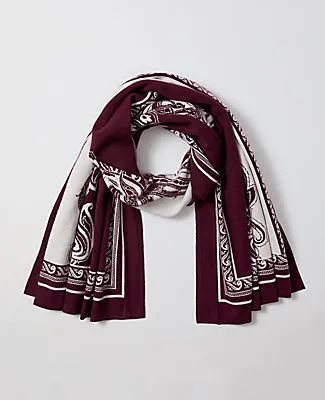 Ann Taylor Paisley Wrap Poncho sold by Ann Taylor product image thumbnail 3