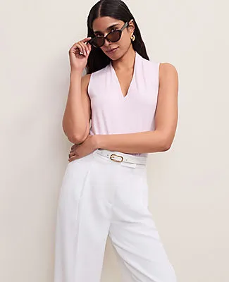 Ann Taylor Sleeveless V-Neck Top sold by Ann Taylor
