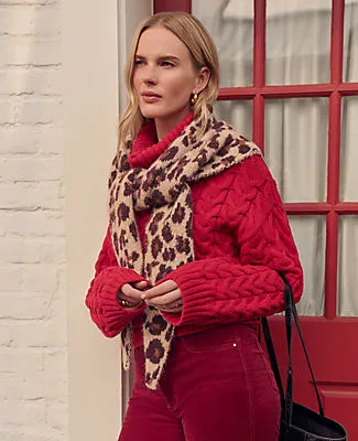 Ann Taylor Weekend Collection Cable Turtleneck Sweater sold by Ann Taylor