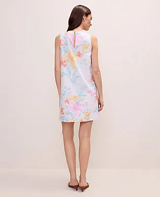 Ann Taylor Petite Floral Shift Dress in Linen Blend sold by Ann Taylor product image thumbnail 2
