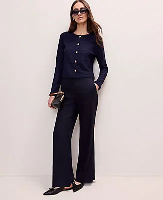 Ann Taylor The Linen Trouser sold by Ann Taylor product image thumbnail 4