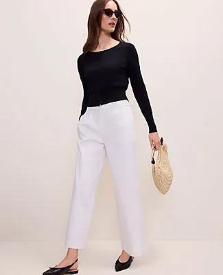Ann Taylor Petite Easy Fit Pleated Ankle Pant sold by Ann Taylor product image thumbnail 4