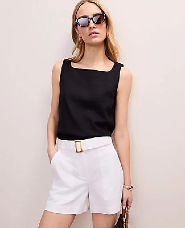 Ann Taylor Linen Blend Tank Top made by Ann Taylor