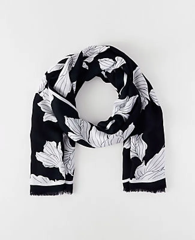 Ann Taylor Floral Scarf made by Ann Taylor