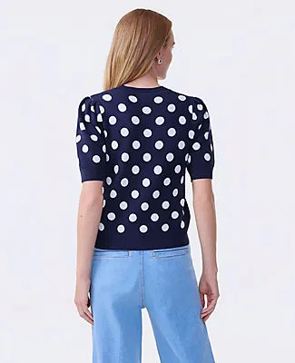 Ann Taylor Dotted Sweater Tee sold by Ann Taylor product image thumbnail 2