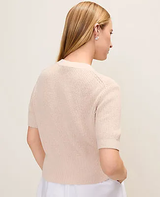 Ann Taylor Petite Elbow Sleeve Cardigan sold by Ann Taylor product image thumbnail 2