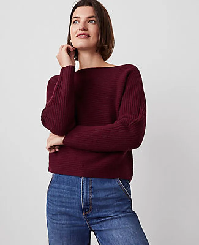 Ann Taylor Cashmere Dolman Sweater made by Ann Taylor