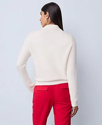 Ann Taylor Embellished Collared Cardigan sold by Ann Taylor product image thumbnail 2