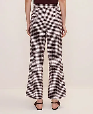 Ann Taylor The Gingham Side Zip Flare Pant — Curvy Fit sold by Ann Taylor product image thumbnail 2