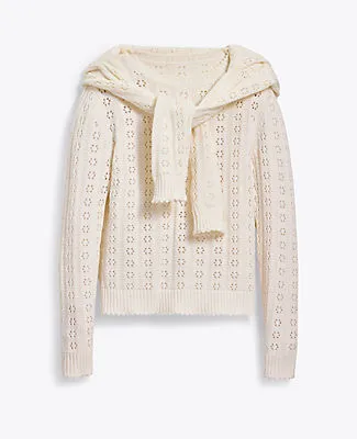Ann Taylor Cozy Pointelle Sweater sold by Ann Taylor product image thumbnail 3