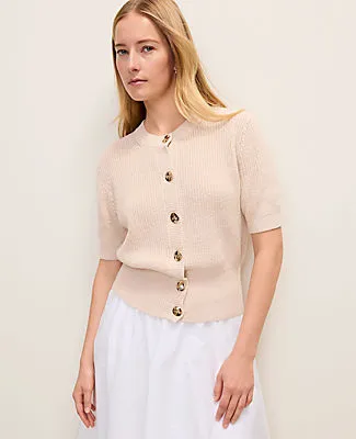 Ann Taylor Elbow Sleeve Cardigan sold by Ann Taylor